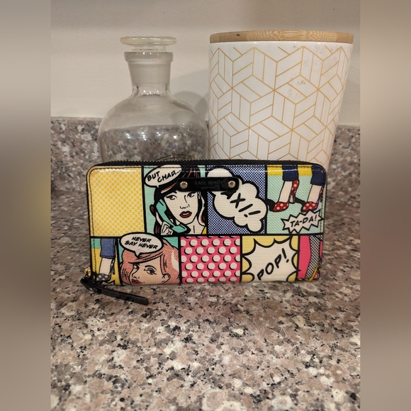 kate spade Bags Euc Rare Kate Spade Pop Art Zippy Wallet Poshmark